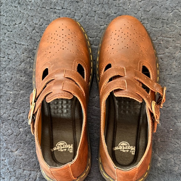 Dr. Martens Brown Leather Mary Jane’s NWOT - Picture 2 of 4